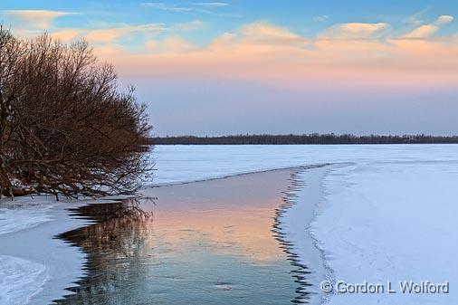 Almost Frozen Over_03301.jpg - Rideau Canal Waterway photographed near Smiths Falls, Ontario, Canada.